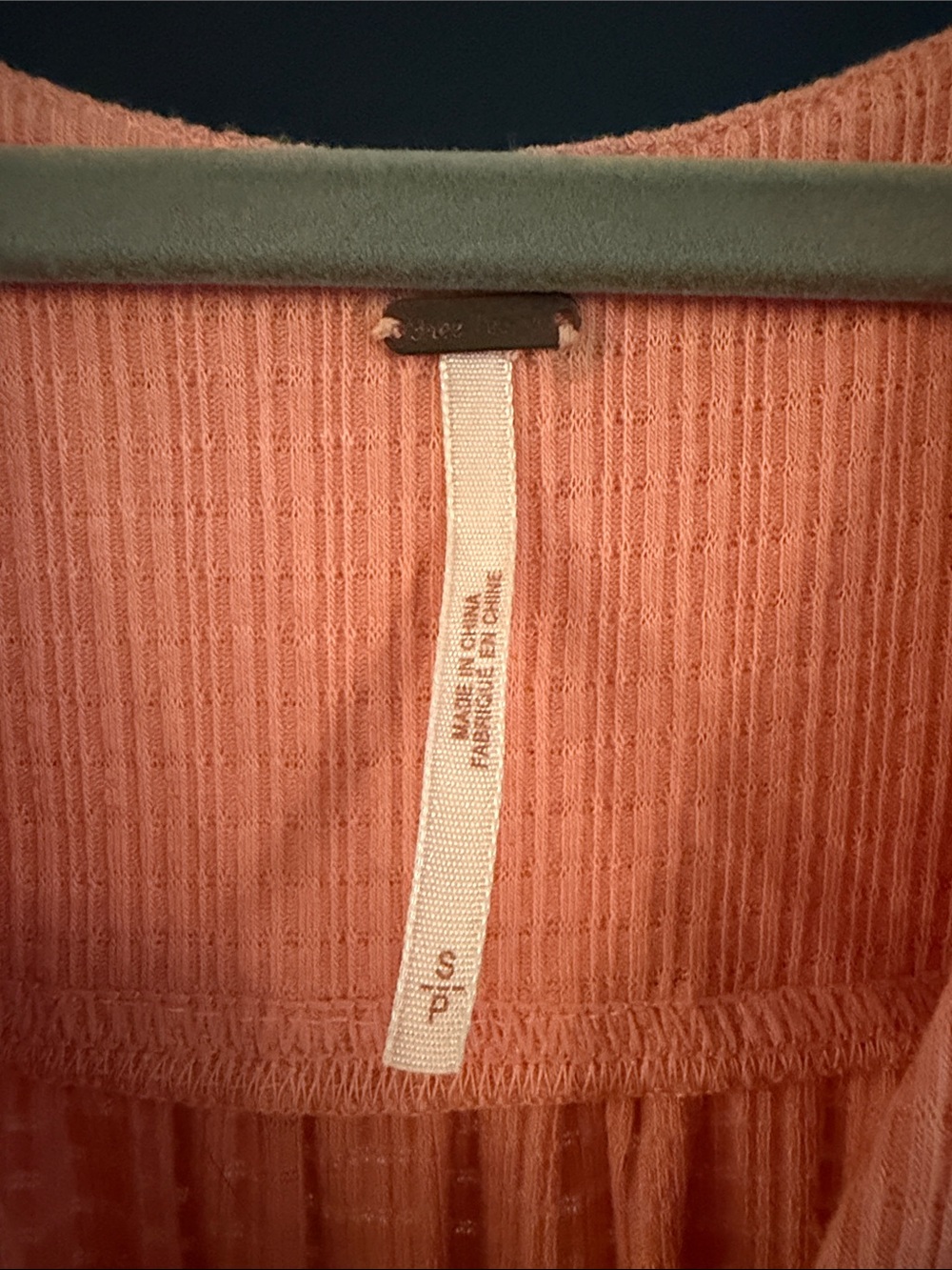Free People Coral V-Neck Tie-Front Flowy Camisole - Picture 2 of 5